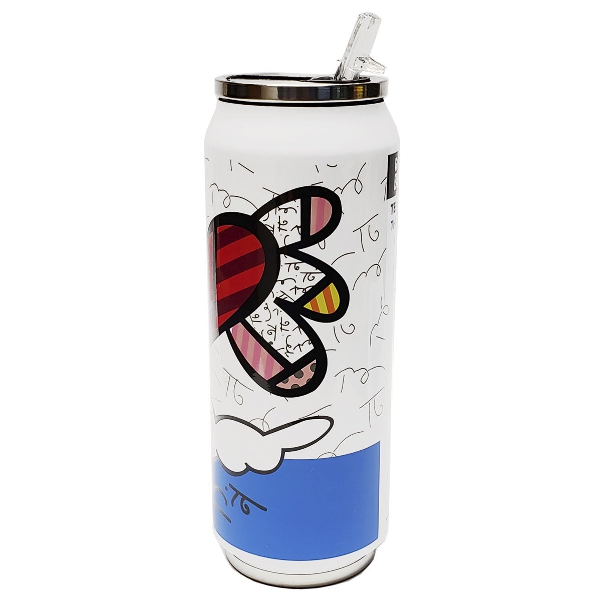 Vaso Lata Térmico Acero Inoxidable Corazón 500 Ml Robrero Britto