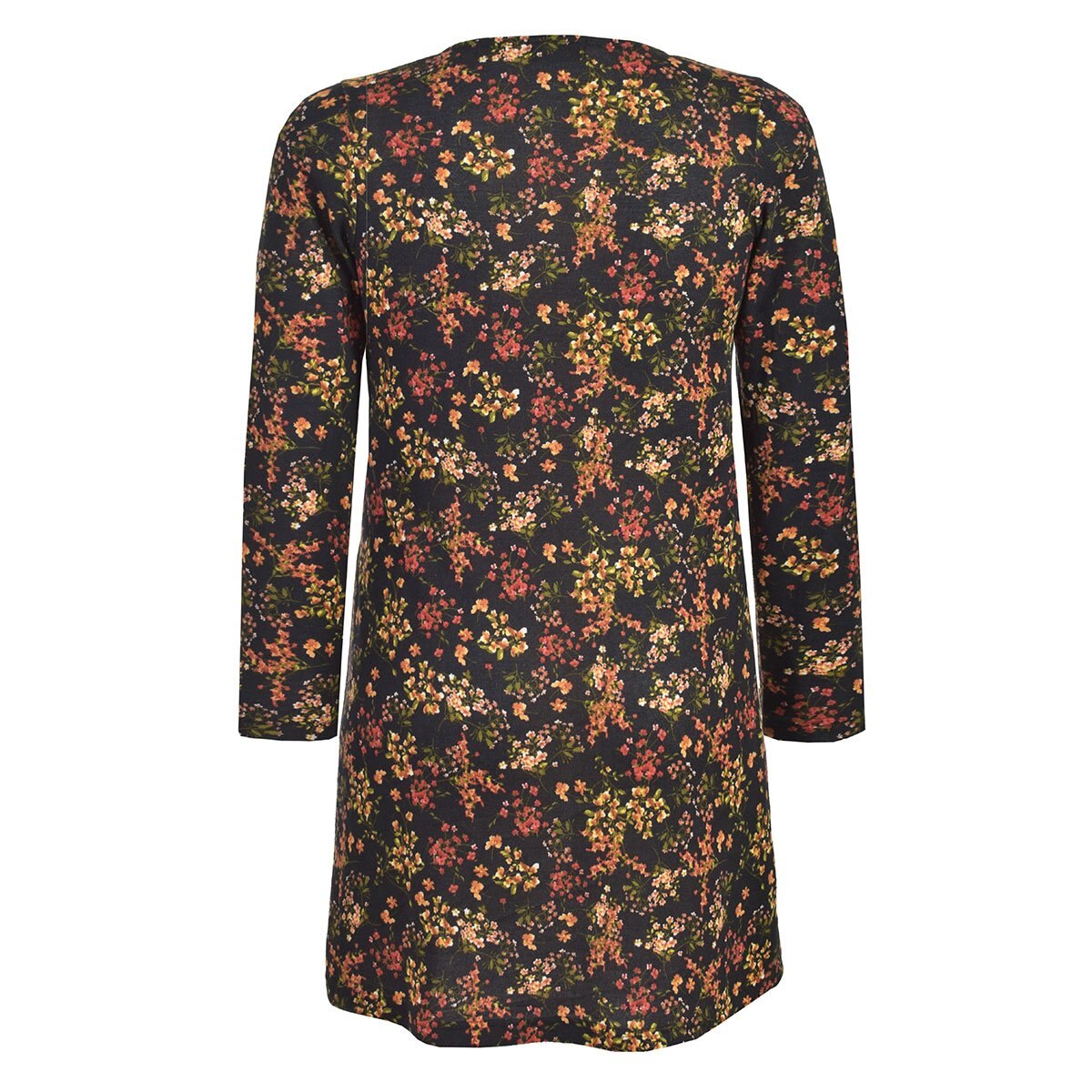 Vestido Cuello Redondo Manga 3/4 Doma Fashion