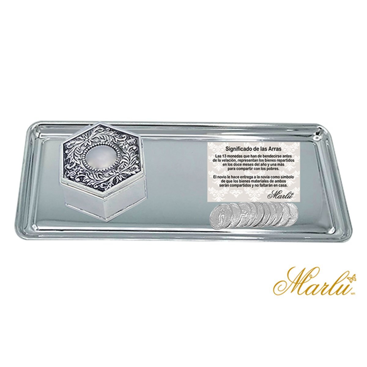 Arras para Boda Plata Gpe 03-320Sh, 05-130, 09-061 Marlu