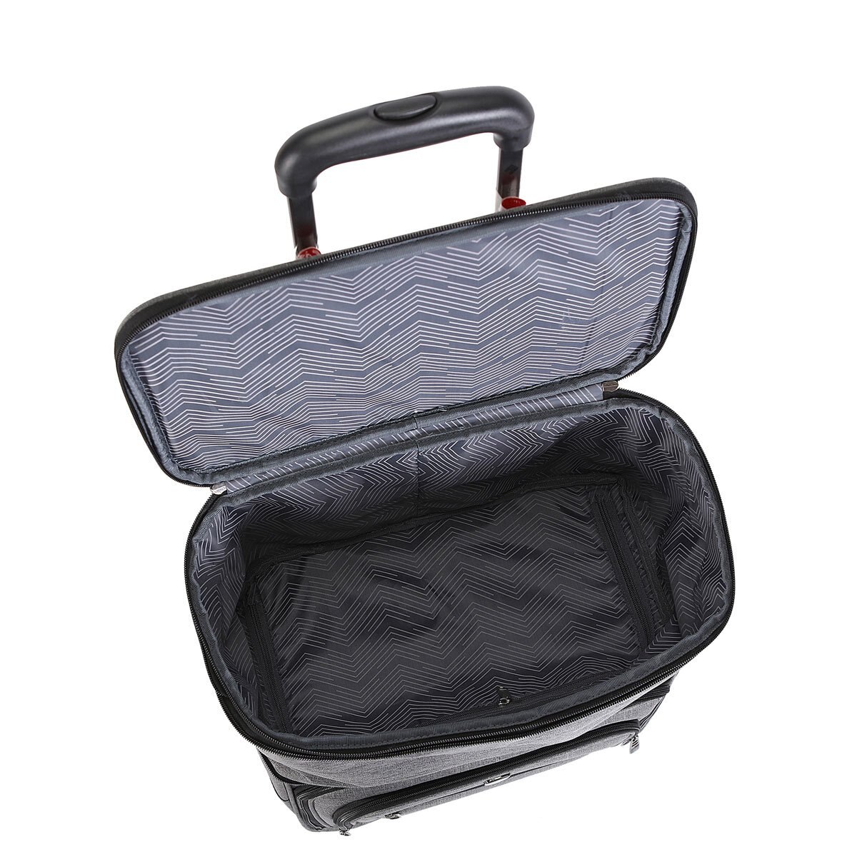Maleta Individual Rodante Expandible 16" Gris Travelers Club Luggage