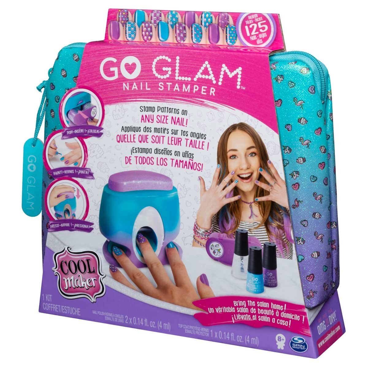 Impresora Uñas de Moda Go Glam Spin Master