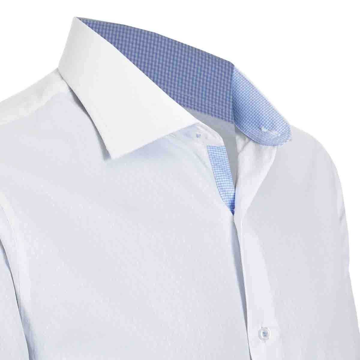 Camisa de Vestir Slim Fit Blanco Secf-0719 Carlo Corinto para Caballero