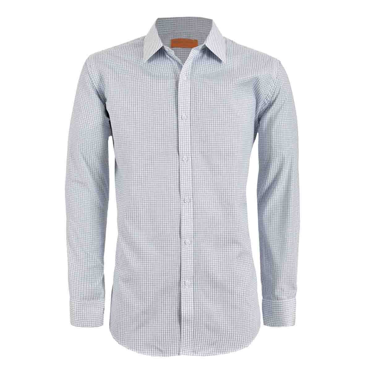 Camisa Slim Fit Azul Carlo Corinto