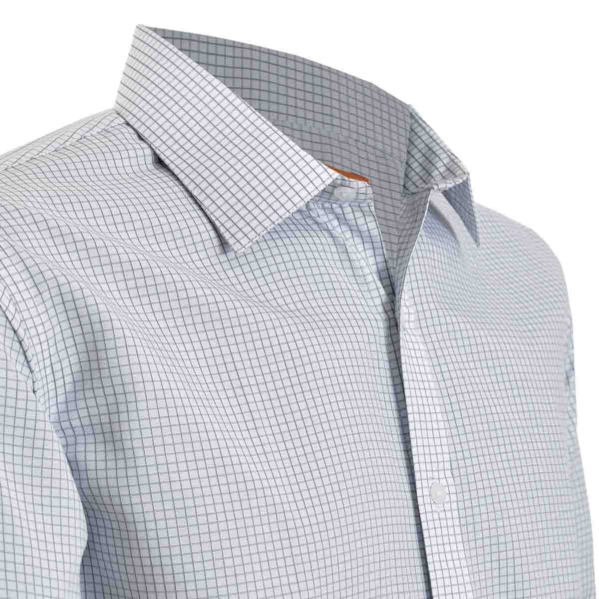 Camisa Slim Fit Azul Carlo Corinto