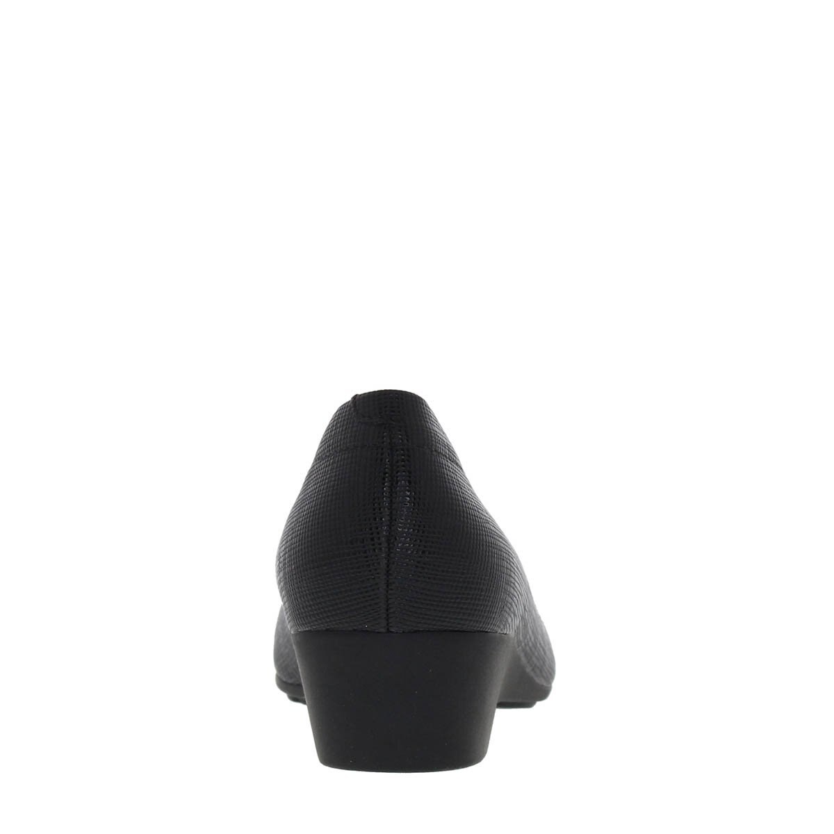 Zapatilla Negra con Cuña Baja Modare