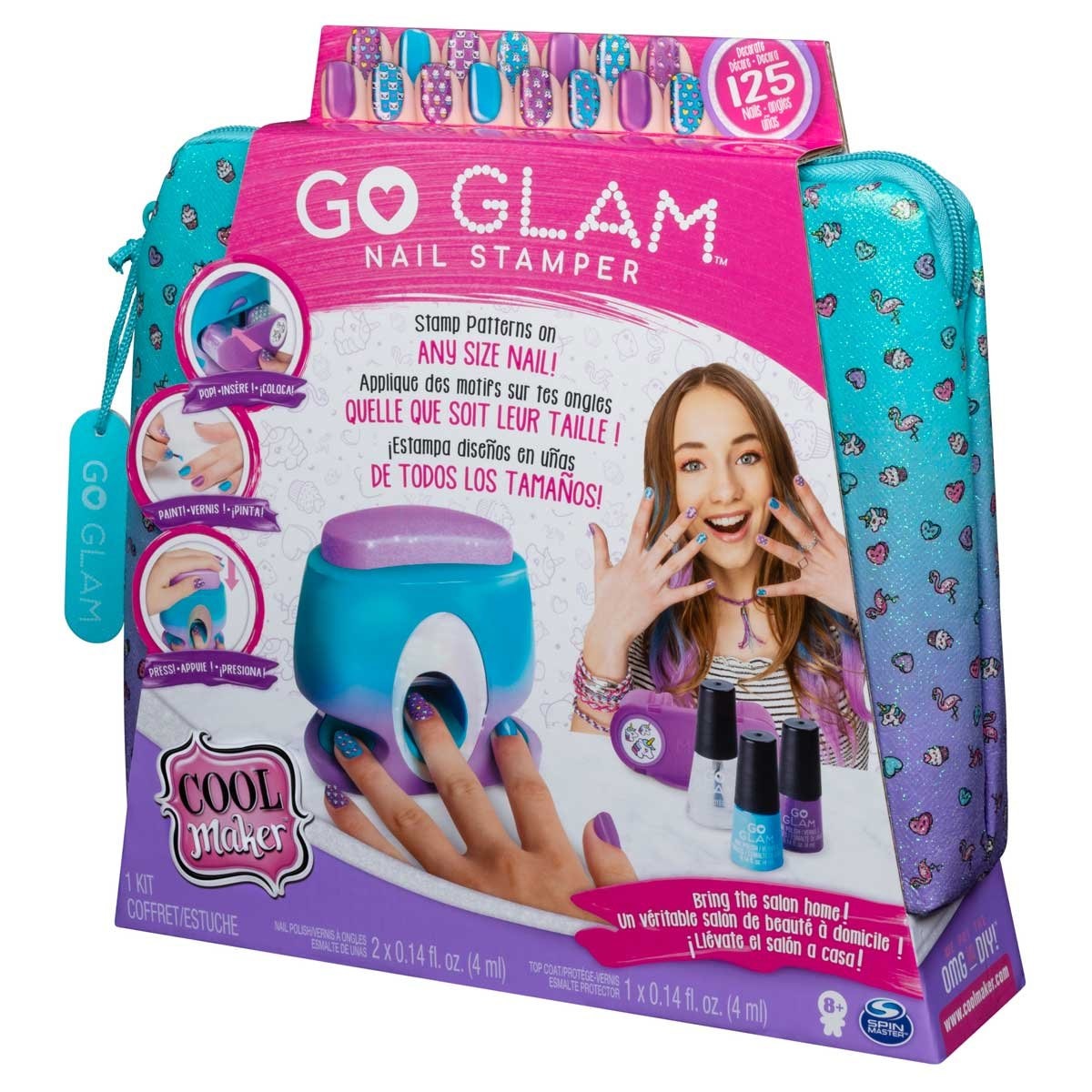 Impresora Uñas de Moda Go Glam Spin Master
