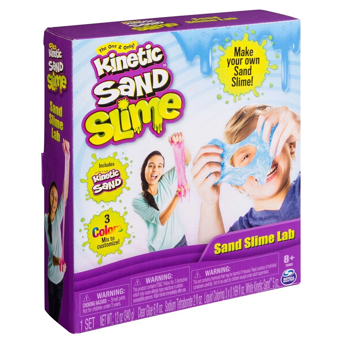 kinetic sand in slime