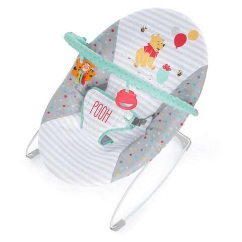 Bouncer Gris Winne Pooh Happy Hoola Bright Starts para Bebé