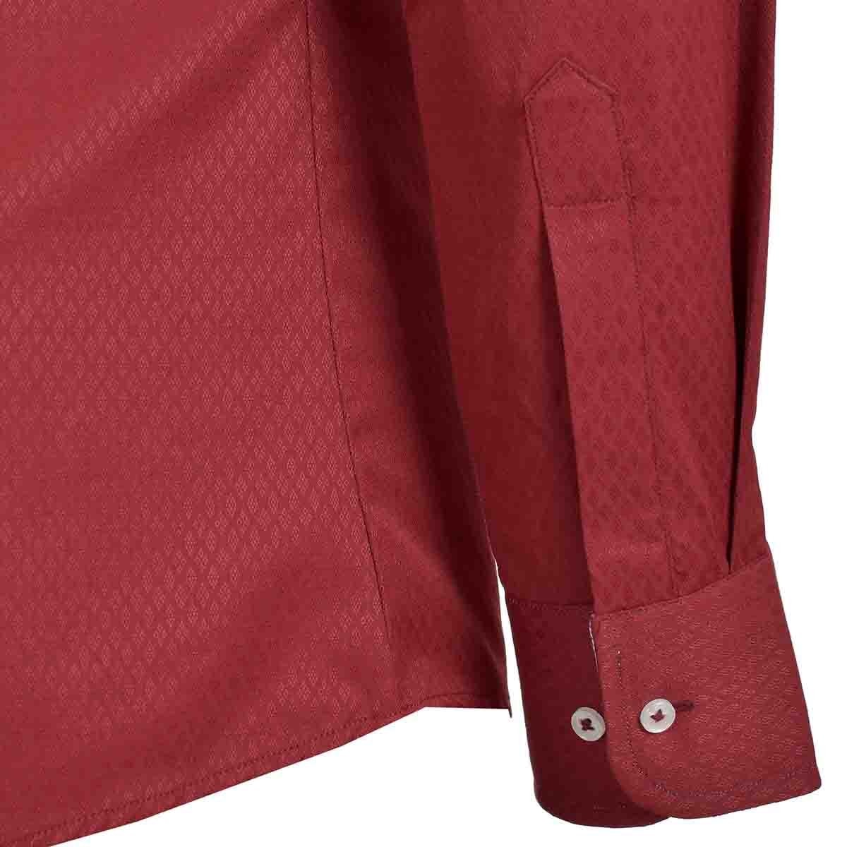 Camisa de Vestir Slim Fit Rojo Secf-0719 Carlo Corinto