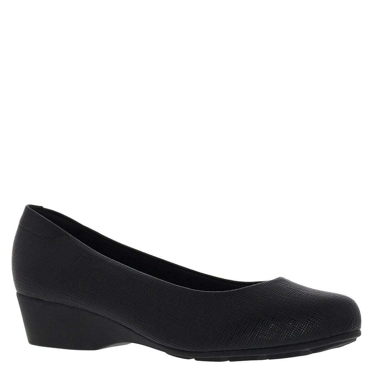 Zapatilla Negra con Cuña Baja Modare