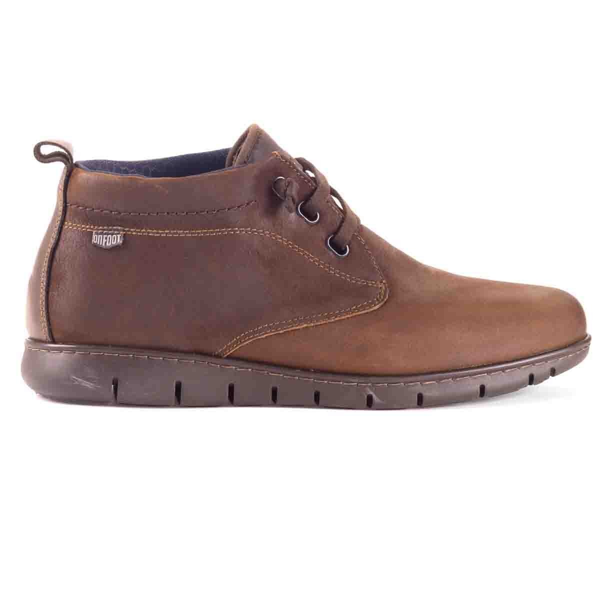 Botin de Piel Café On Foot Your Way