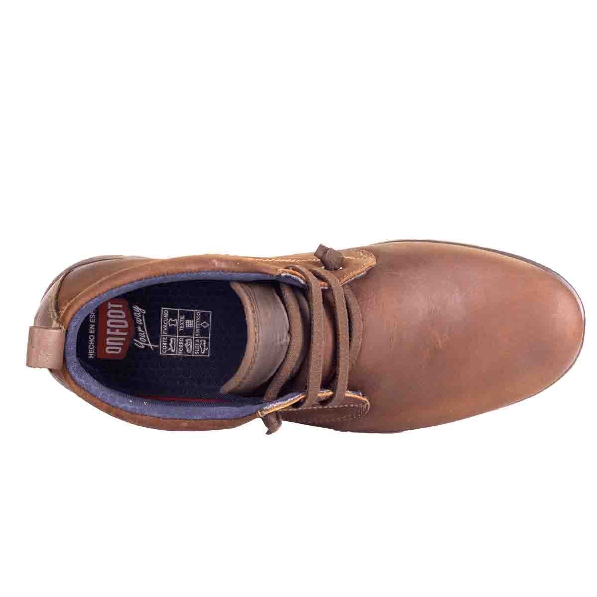 Botin de Piel Café On Foot Your Way