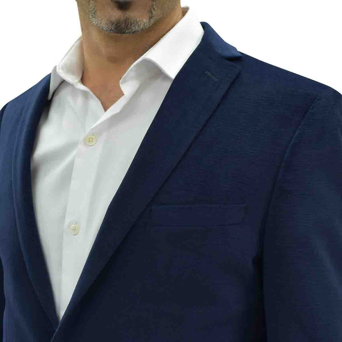 Saco Ultra Slim Mod Css00936550 Marca Chaps Color Azul Obscuro para Caballero