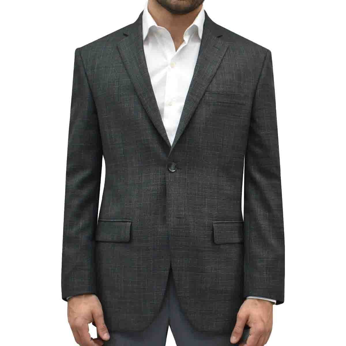 Saco Regular Mod Css00946350 Marca Cavalier Color Gris Combinado