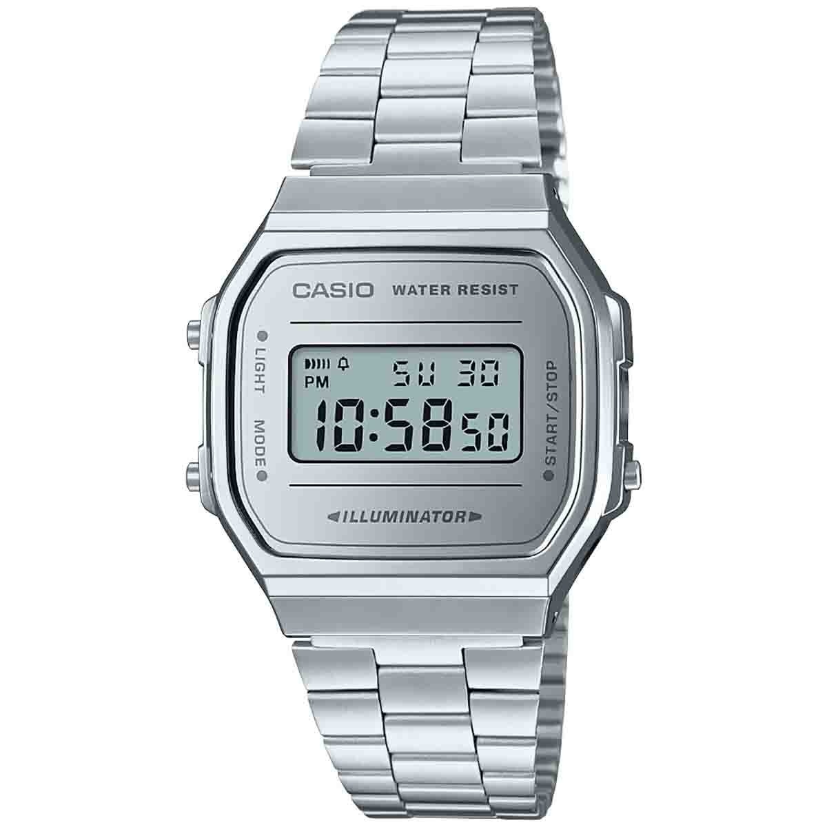 Reloj casio de plata hot sale