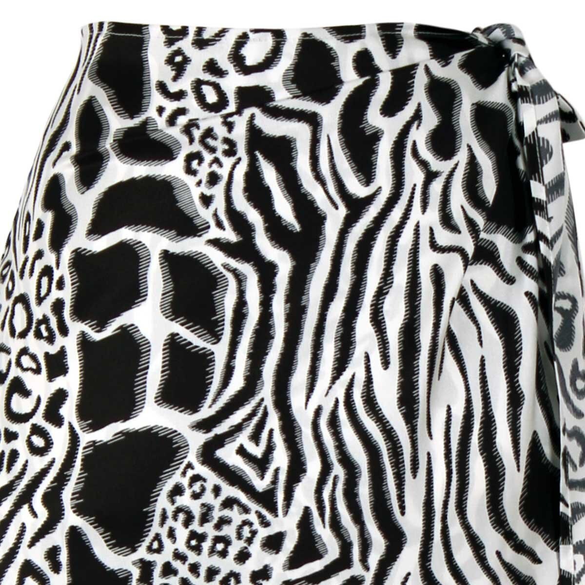 Falda Larga Estampada Animal Print Elle para Dama
