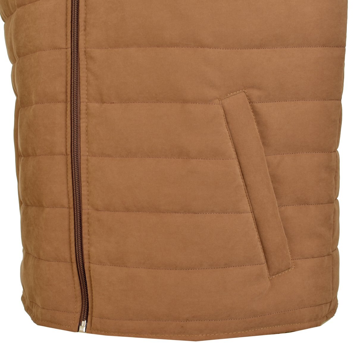 Chaleco Microfibra Super Capitonado Horizontal Carlo Corinto Casual