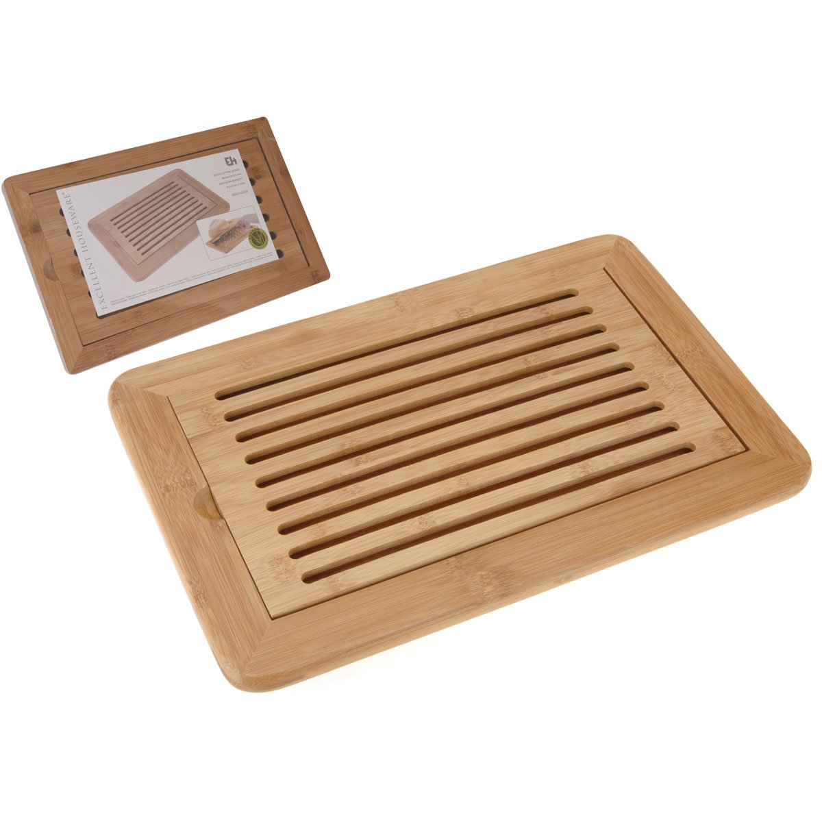Tabla para Cortar Pan Bambú Koopman