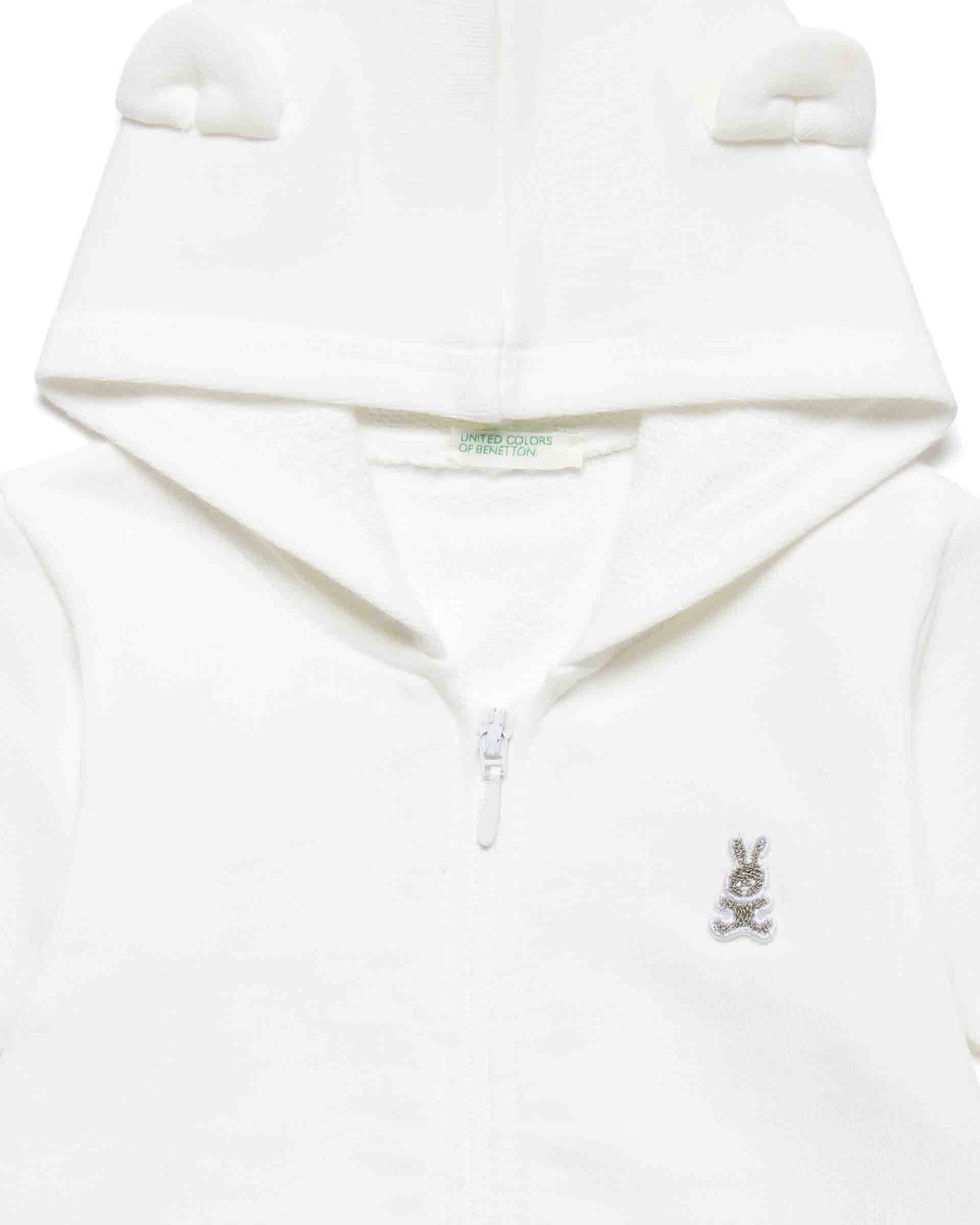 Sudadera Blanco Benetton