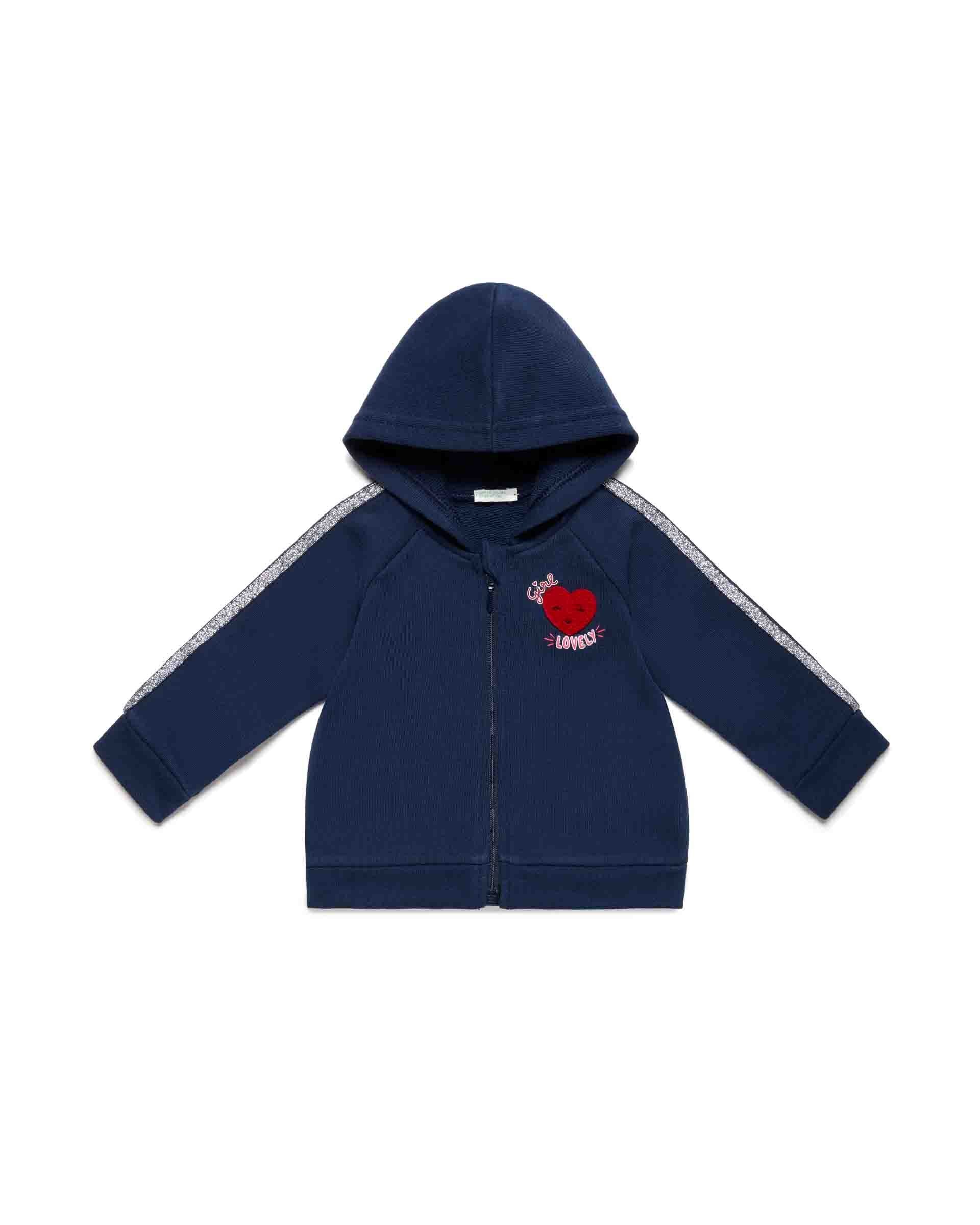 Sudadera Azul Obscuro Benetton
