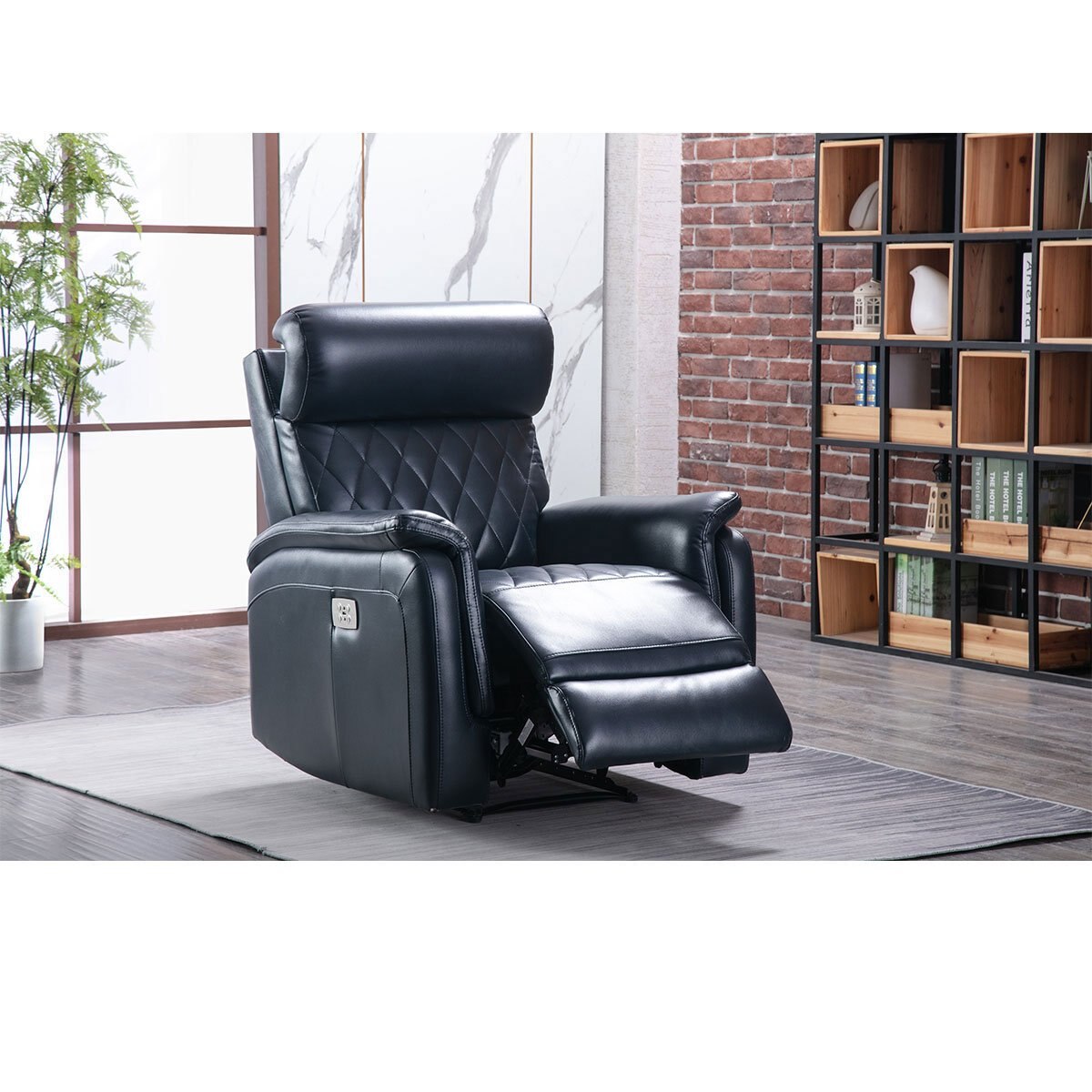 Reclinable Eléctrico Azul Lifestyler