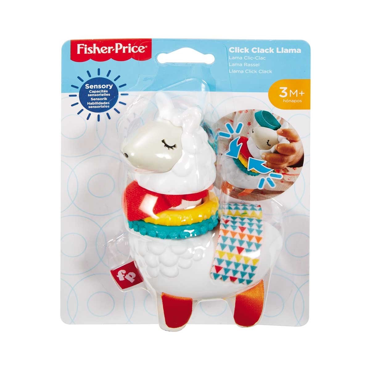 Fisher Price Sonajas y Mordedera de Llama Mattel