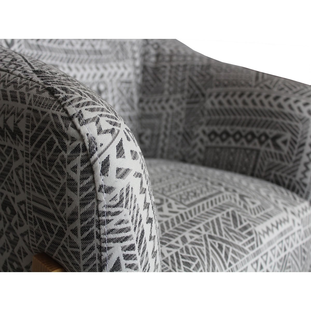Sillón Ragnar Blanco/negro Gaudele