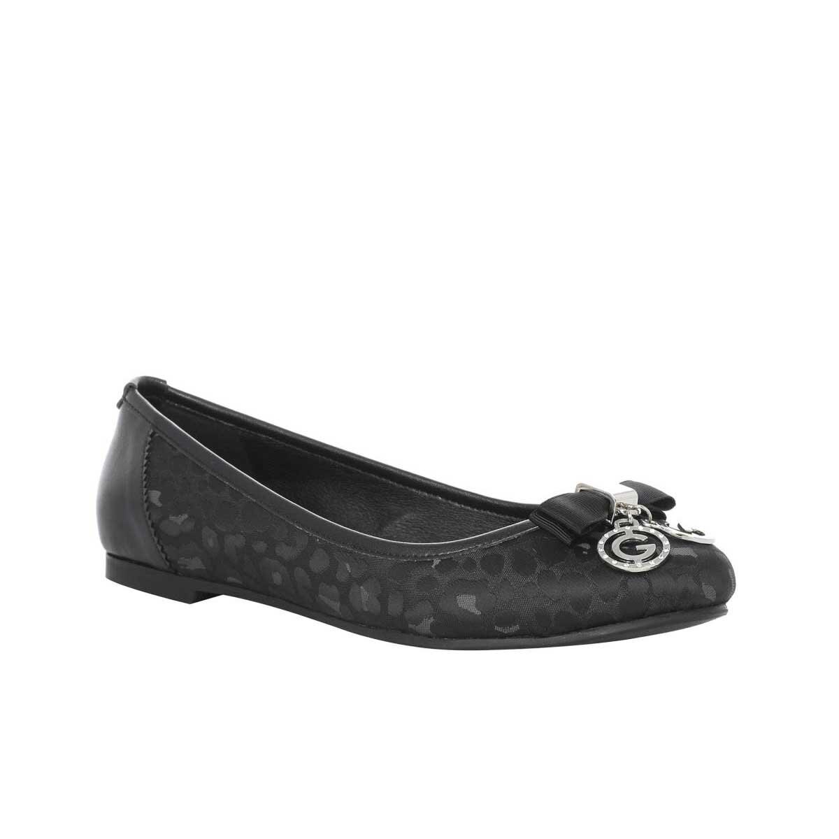 Balerina con Aplicación al Frente Color Negro G By Guess