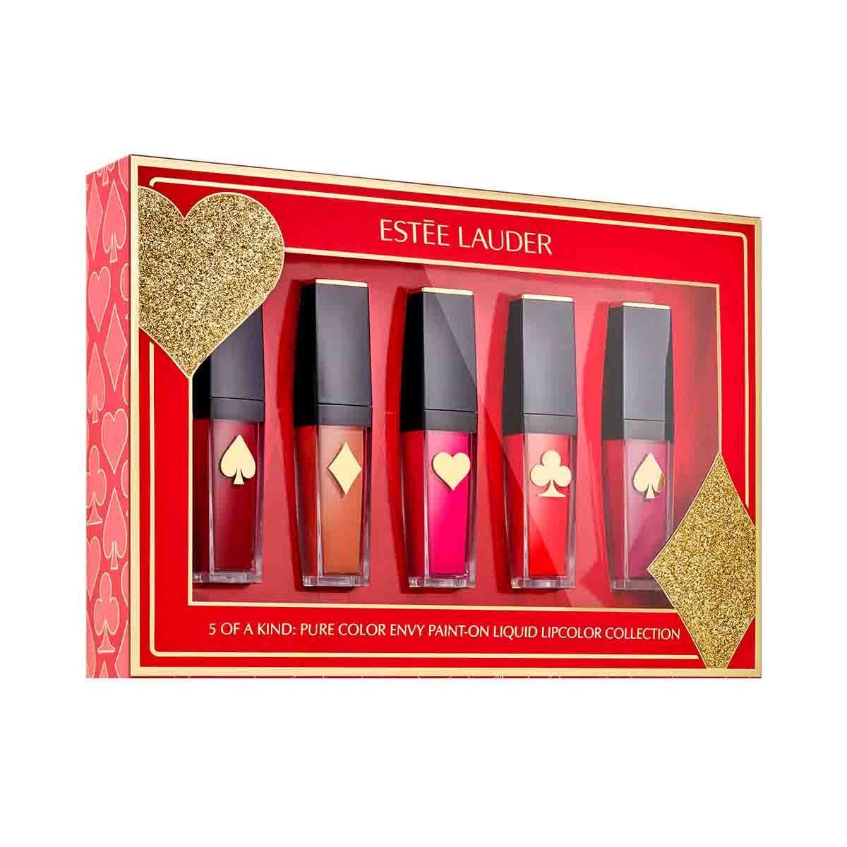 estée lauder 5 pure colour envy lipstick set