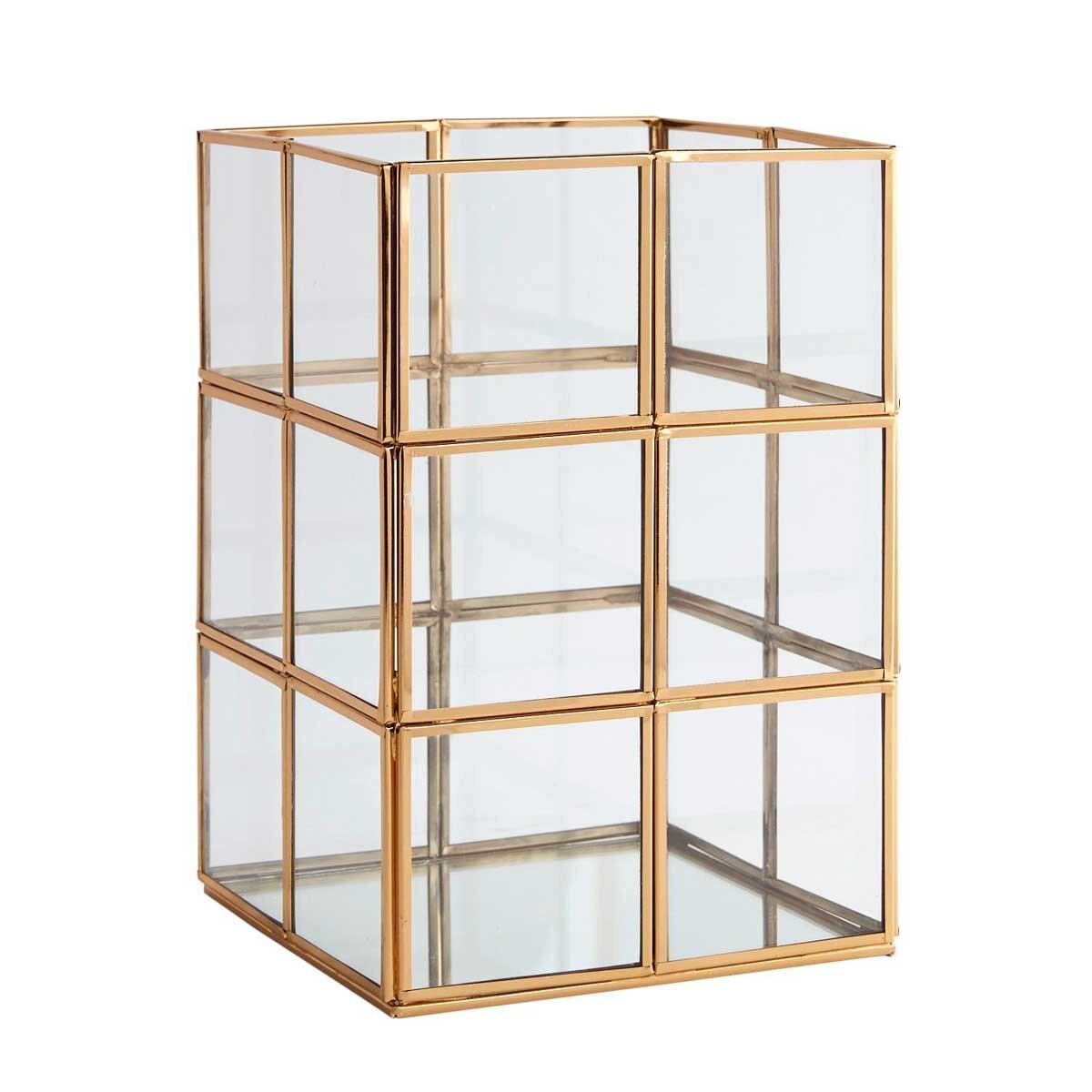 Candelero Huracan Gold Box Grid Pier 1 Imports