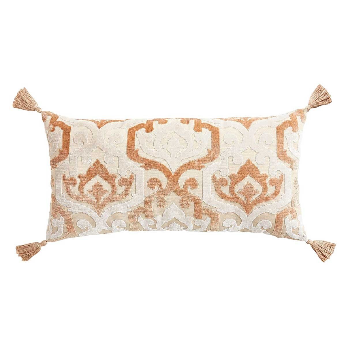 Cojín Damask Tan Ivory Pier 1 Imports