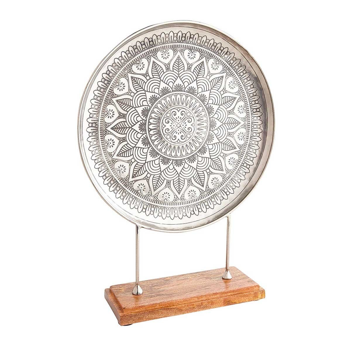 Platón con Base Silver Pier 1 Imports