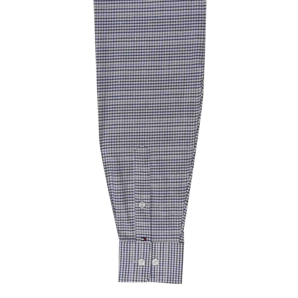Camisa de Vestir Azul Combinado Regular Tommy Hilfiger