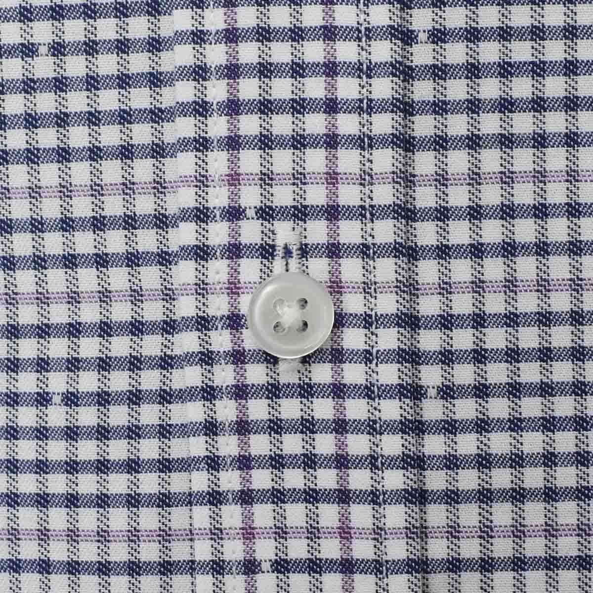 Camisa de Vestir Azul Combinado Regular Tommy Hilfiger