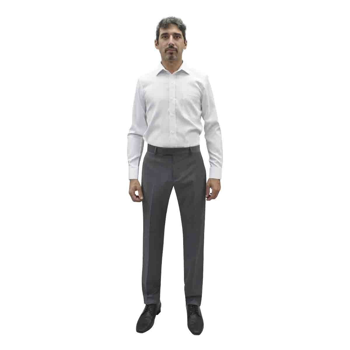 Camisa de Vestir Blanca Slim Cavalier para Caballero