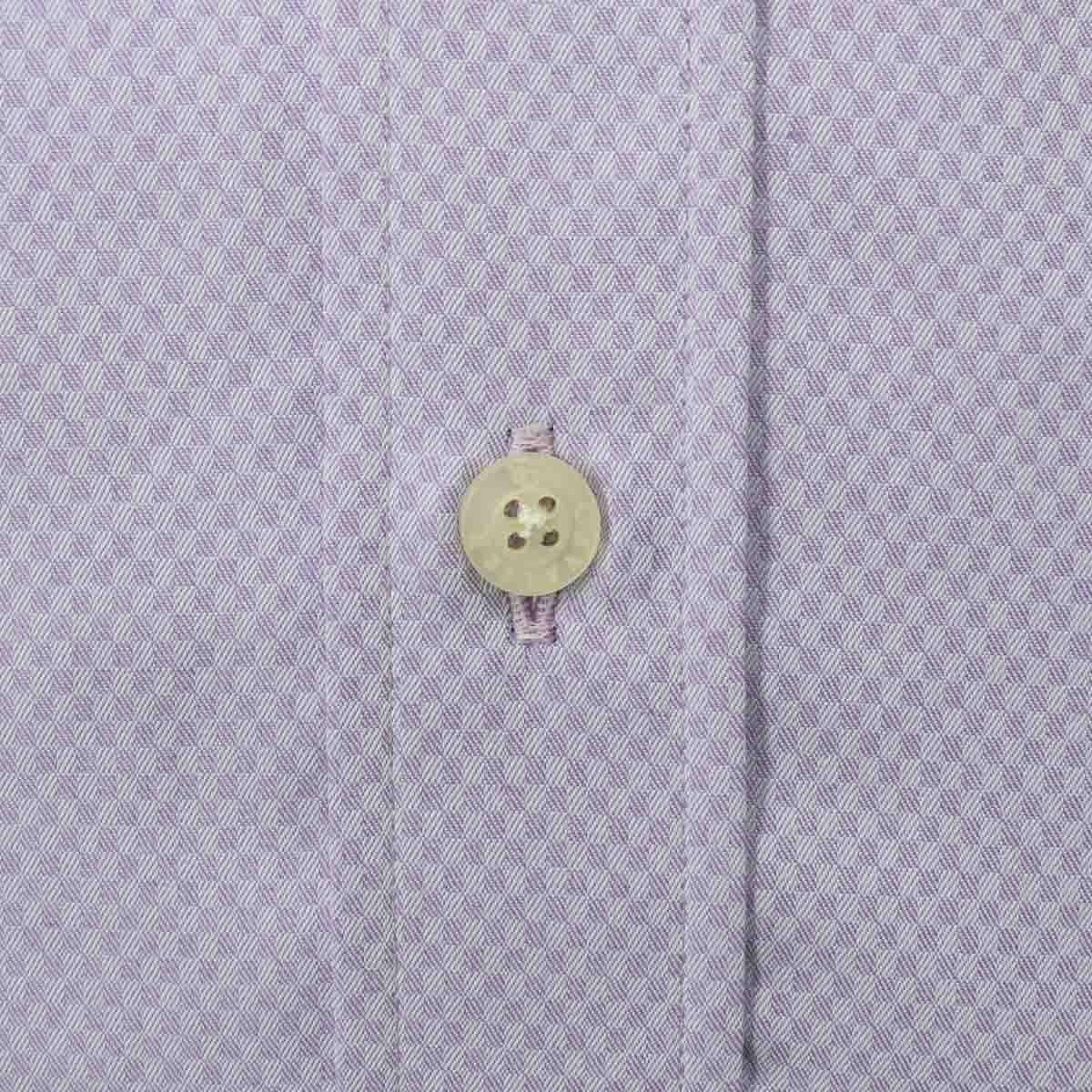 Camisa de Vestir Morado Combinado Slim Cavalier para Caballero