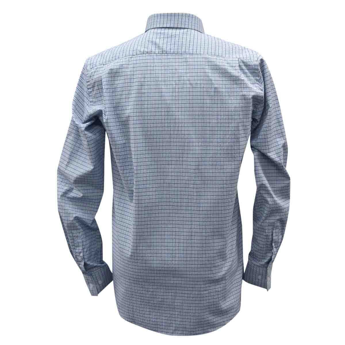 Camisa de Vestir Slim Color Azul Combinado Chaps