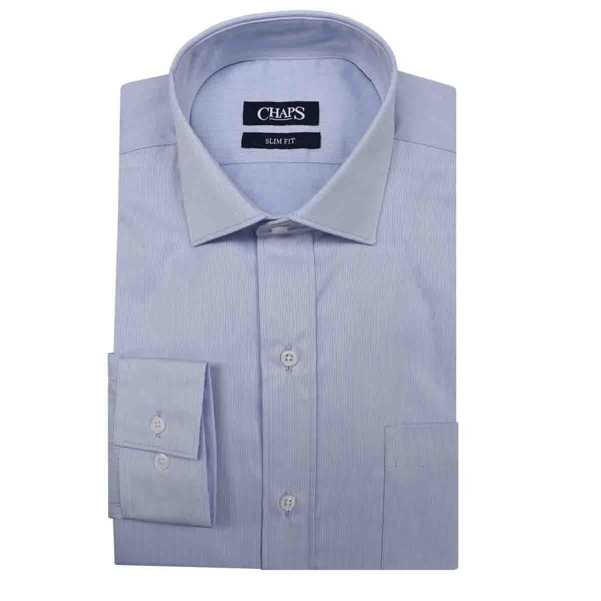 Camisa de Vestir Azul Claro Slim Chaps