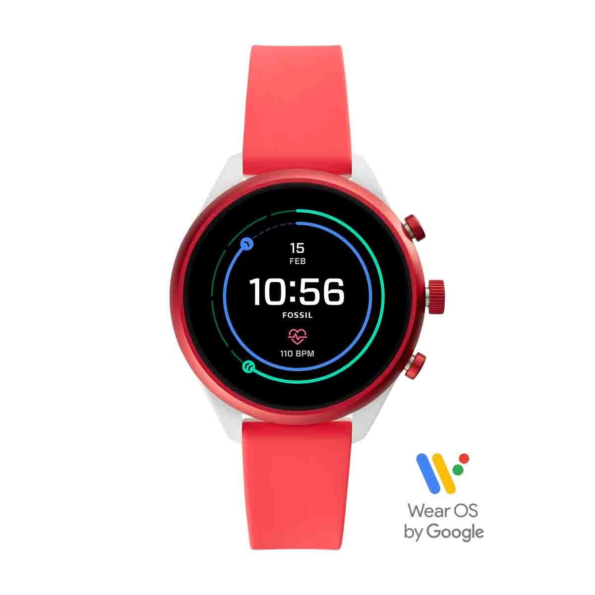 Smartwatch Unisex Rojo Ftw6027 Fossil