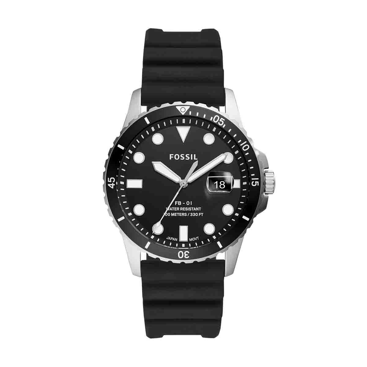 Reloj para Caballero Negro Fossil