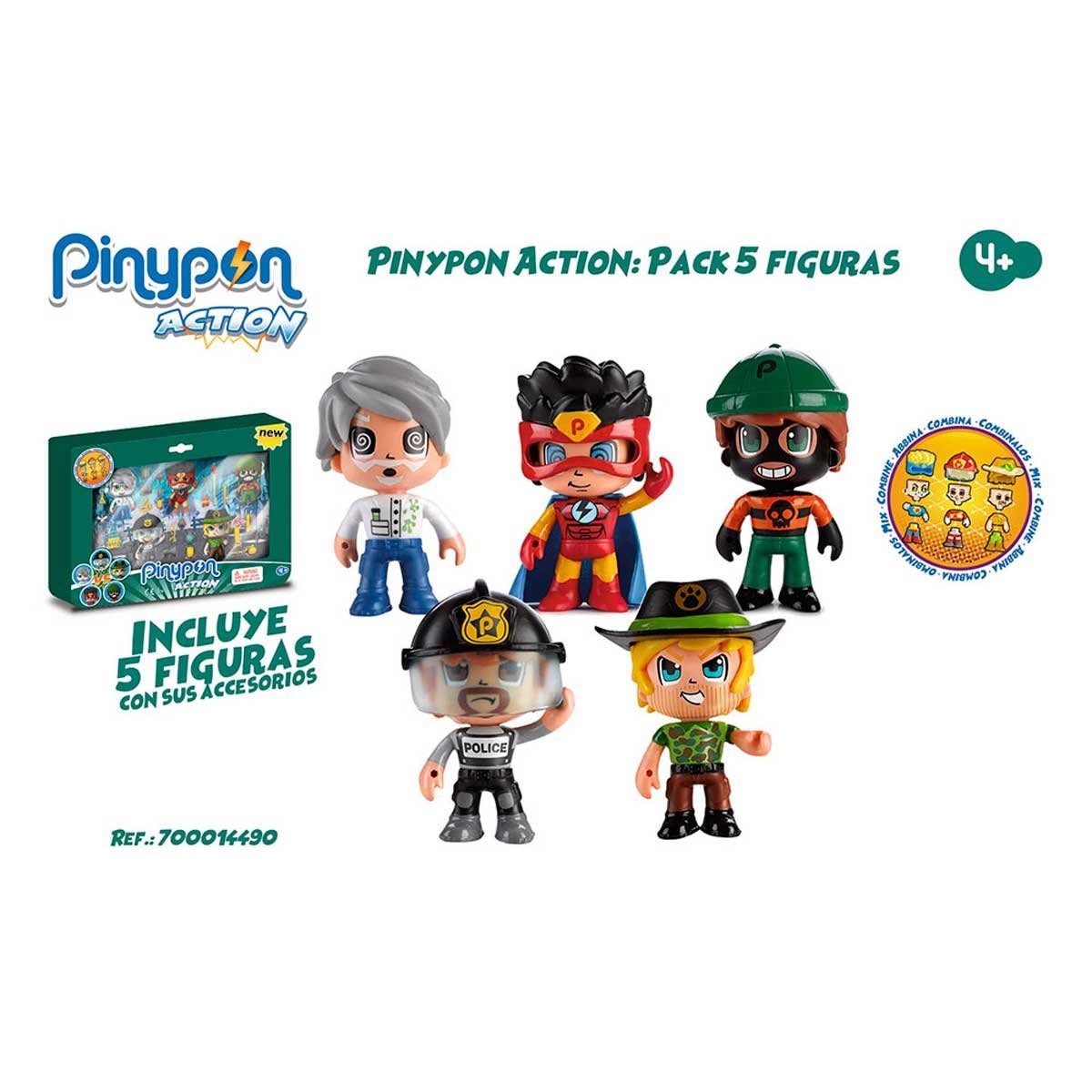 pinypon niños policia