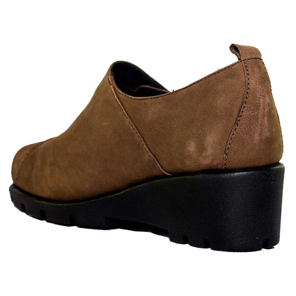 Zapato Beige con Ajuste Resorte Ancho el Borcegui