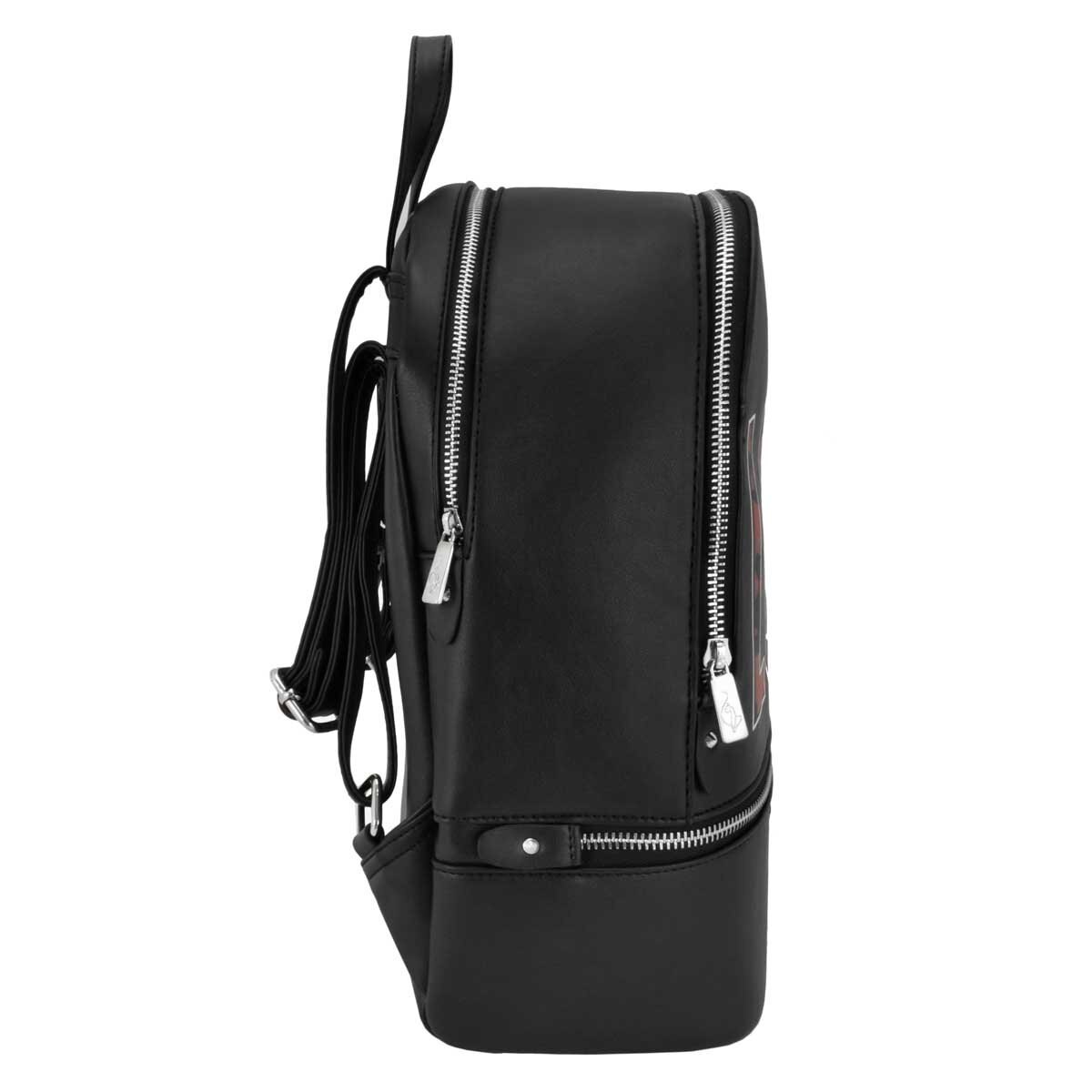 Bolso Backpack Negro con Animnalprint Baby Phat