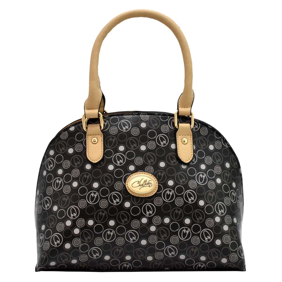 Bolso Crossbody Rosa con Impresión de Monograma Chatties