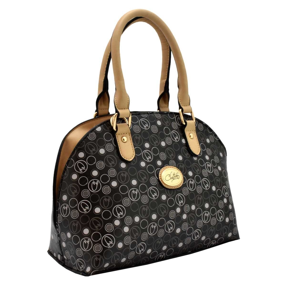 Bolso Crossbody Rosa con Impresión de Monograma Chatties