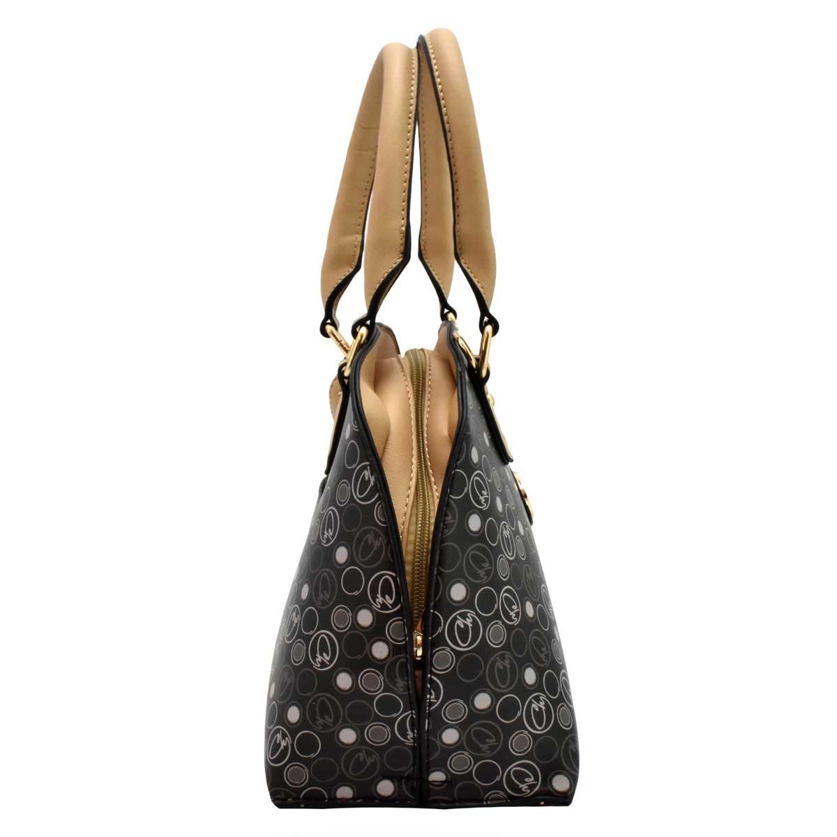 Bolso Crossbody Rosa con Impresión de Monograma Chatties