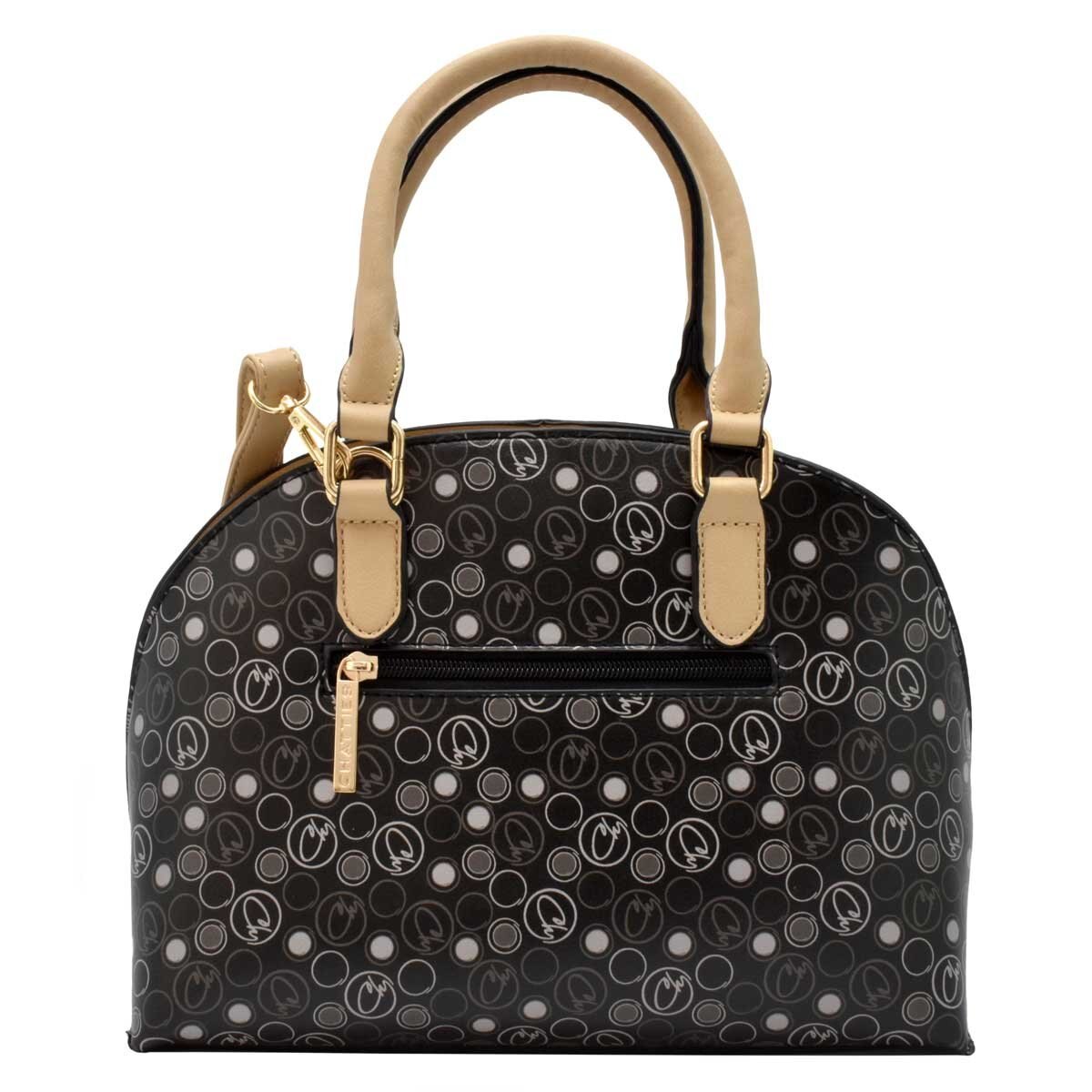 Bolso Crossbody Rosa con Impresión de Monograma Chatties