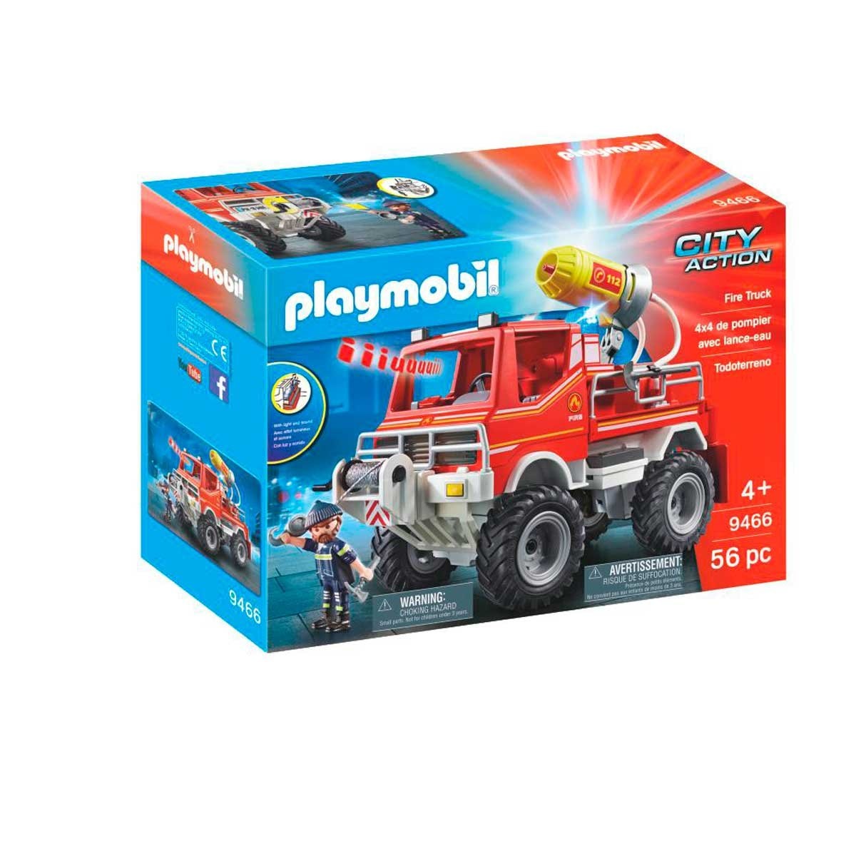 Camión Todo Terreno de Bomberos Playmobil