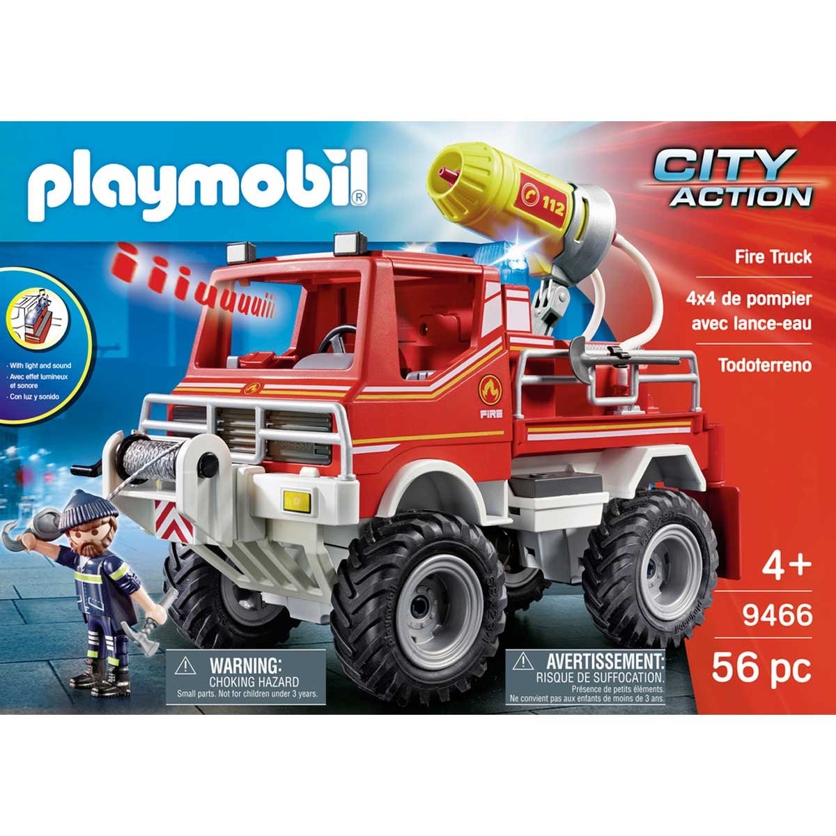 Camión Todo Terreno de Bomberos Playmobil