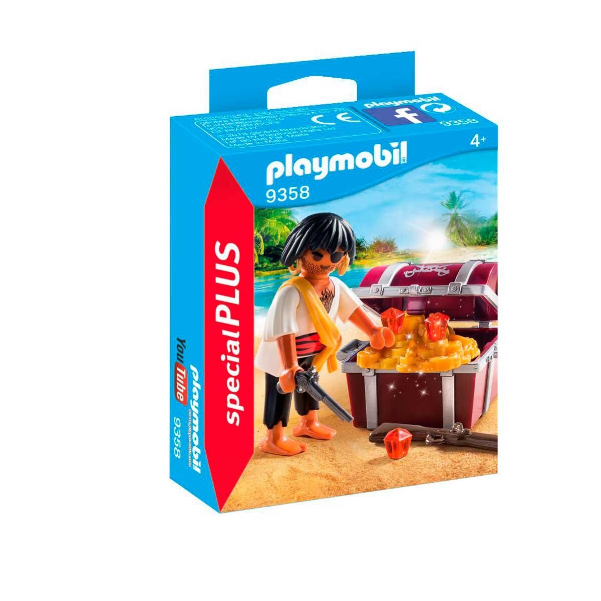 Pirata con Cofre Del Tesoro Playmobil